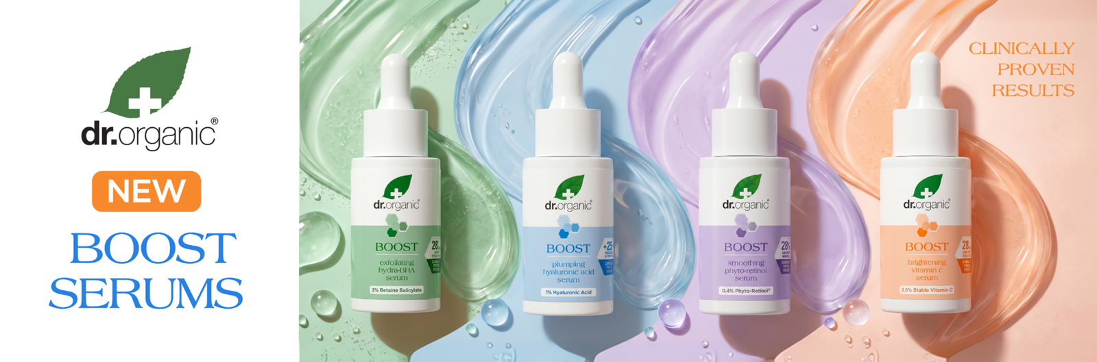 Dr Organic Hero Banner Brand Page