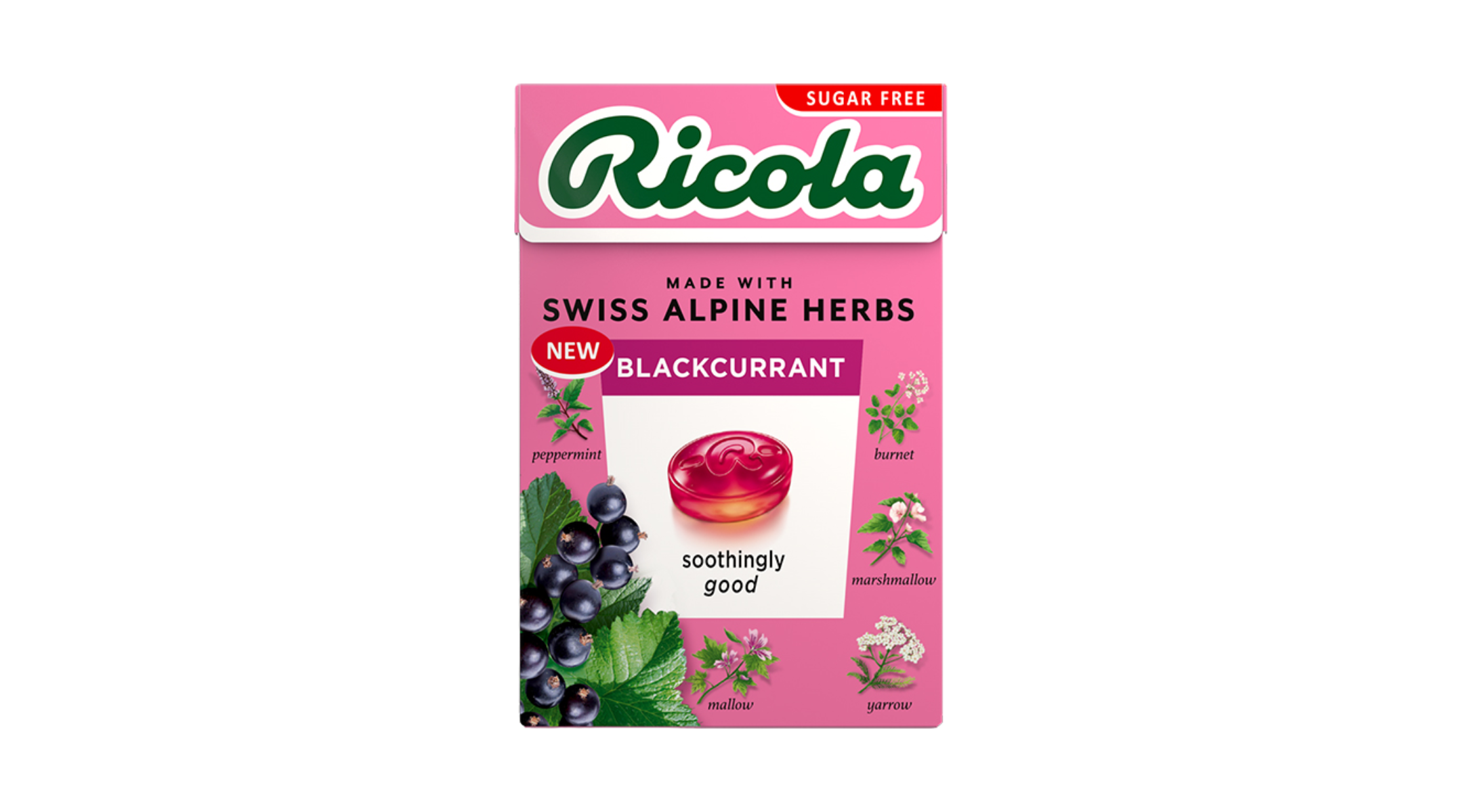 Ricola Blackcurrant Sugar Free Sweets 45g